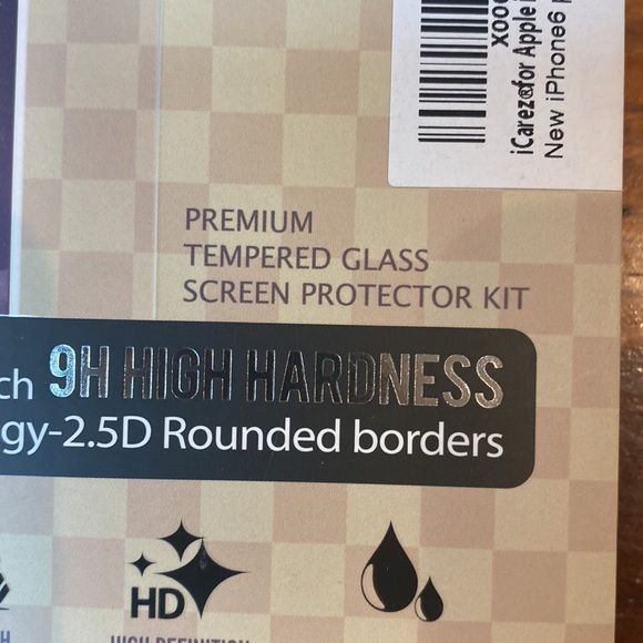 NIB TrueGlass Pro screen protection kit iPhone 6 Plus FTHWx1 clear anti scratch - Picture 6 of 9